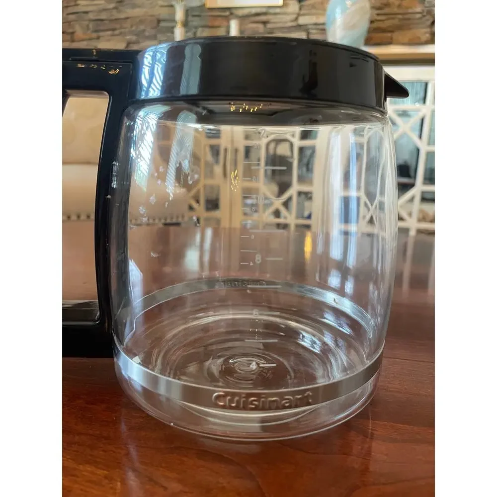 Cuisinart 12 Cup Replacement Coffee Carafe Black Glass